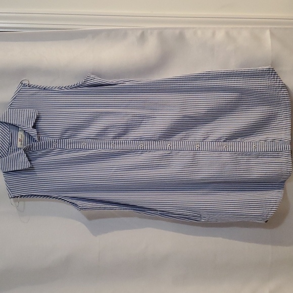 Vineyard Vines Dresses & Skirts - Vineyard Vines Dress With Blue & White Pinstripes, Size 10